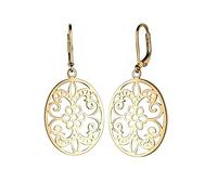 Elli Earrings Ladies Ornament Floral in 925 Sterling Silver