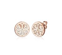 Elli Women Genuine Jewellery Earrings Stud Ear Ornament Floral