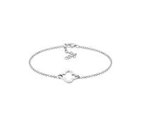 Elli Women's 925 Sterling Silver Clover Leaf Lucky Charm Luck Bracelet - 18cm length
