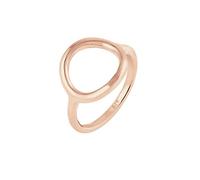 Elli Women Silver 925 Sterling Silver Circle Ring - Size N