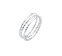 Elli Women's 925 Sterling Silver Basic Spiral Wrapped Ring