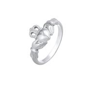 Elli Women's 925 Sterling Silver Claddagh Heart Ring, Size O