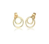 Elli Earrings Circle Rings Basic Geo Minimal Trend 925 Sterling Silver
