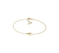 Elli Bracelet Ladies Heart Intertwined Bond in 925 Sterling Silver Gold Plated