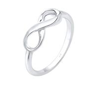 Elli Women's 925 Sterling Silver Rose Gold plated Infinity Symbol Ring, Size M