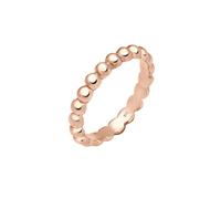 Elli Women's 925 Sterling Silver Rose Gold Stacking Ring, Size 58 mm