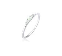 Elli Women's 925 Sterling Silver Solitaire Anniversary Ring 0602342718_52, Size: L