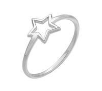 Elli Women's 925 Sterling Silver Star Ring, Size P