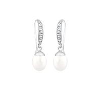 Elli Women's 925 Sterling Silver Teardrop Freshwater Pearl Earrings 0307551112