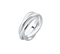 Elli Women's 925 Sterling Silver Trio Basic Blogger Wrap Ring, Size P
