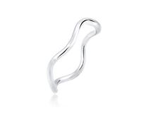 Elli Women's 925 Sterling Silver Waves Ring, Size N
