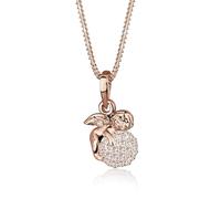 Elli Women's 925 Sterling Silver Xilion Cut Crystal Necklace