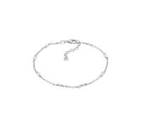 Elli Women's 925 Sterling Silver Xilion Cut Crystals Bracelet of Length 18 cm