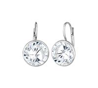 Elli Women's 925 Sterling Silver Xilion Cut Cubic Zirconia Crystal Earrings