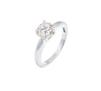 Elli Women's 925 Sterling Silver Xilion Cut Cubic Zirconia Ring, Sizes T