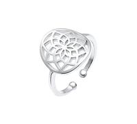 Elli Women's 925 Sterling Silver Xilion Cut Dreamcatcher Adjustable Ring