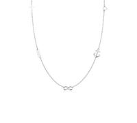 Elli Women's 925 Sterling Silver Xilion Cut Necklace of Length 40 cm