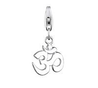 Elli Women's 925 Sterling Silver Xilion Cut Om Charm Pendant