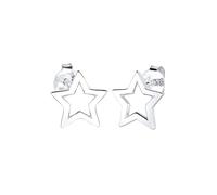 Elli Earrings Women Stud Earrings Star Motif with Enamel in 925 Sterling Silver