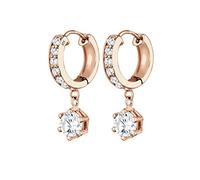 Elli Women's 925 Sterling Silver Xilion Cut Zircon Earrings