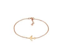 Elli Women's Bracelet Pea Chain Aeroplane Travel Basic in 925 Sterling Silver, 160