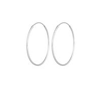Elli Women's Earring Creole Classic Basic in 925 Sterling Silver