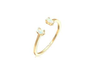 Elli Women's Gold Solitaire Anniversary Ring O 0602670618_54