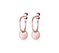 Elli Women's Rose Gold Stud Earrings 305640318