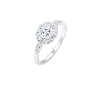 Elli Women's Silver Solitaire Engagement Ring Q 0604110418_56