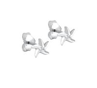 Elli Women's Silver Xilion Cut Earrings