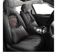 ELLIAT Universal Leather Car Seat Covers for Jeep Renegade 2014 2015 2016 2017 2018，5-seater Accessories Black