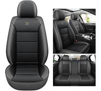 ELLIAT Universal Leather Car Seat Covers for Nissan Qashqai J12 2021 2022 2023,5-seater Accessories Grey