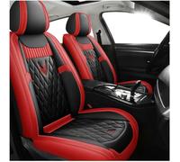 ELLIAT Universal Leather Car Seat Covers for Vauxhall Astra J Astra K Astra H Astra G Astra-H Sri Astra J Sports Tourer,5-seater Accessories Black and red