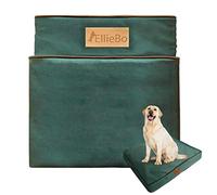 Ellie-Bo Jumbo Dog Bed Cover for 60-inch Dog Cage/Crate - Green Water Resistant