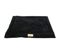Ellie-Bo Large Black Sherpa Fleece Mat for 36-inch Dog Cage