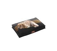 Ellie-Bo Large Dog Bed for 36-inch Dog Cage/Crate - Striped Black/Brown