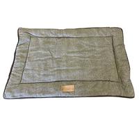 Ellie-Bo Large Reversible Tweed and Brown Faux Fur Mat for 36-inch Dog Cage
