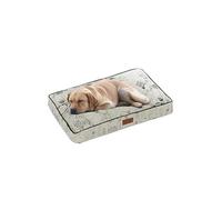 Ellie-Bo Medium High-Density Orthopaedic Foam Dog Bed for 30-inch Dog Cage/Crate - Beige Voyager Style