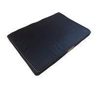 Ellie-Bo Medium Memory Foam Dog Bed for 30-inch Dog Cage/Crate - Black Water Resistant