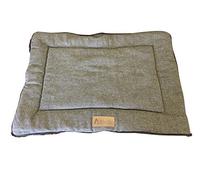 Ellie-Bo Medium Reversible Tweed and Brown Faux Fur Mat for 30-inch Dog Cage
