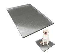 Ellie-Bo Replacement Silver Galvanised Metal Tray for 30 inch Medium Dog Cage Crate