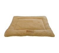 Ellie-Bo Small Beige Sherpa Fleece Mat for 24-inch Dog Cage