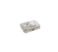 Ellie-Bo Small Dog Bed for 24-inch Dog Cage/Crate - Beige Voyager Style