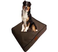 Ellie-Bo Small Memory Foam Dog Bed for 24-inch Dog Cage/Crate - Brown Water Resistant
