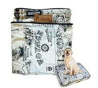 Ellie-Bo XL Dog Bed Cover for 42-inch Dog Cage/Crate - Beige Voyager Style