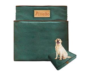 Ellie-Bo XL Dog Bed Cover for 42-inch Dog Cage/Crate - Green Water Resistant