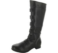 Ellie Boys Adult Black Superhero Boots Medium