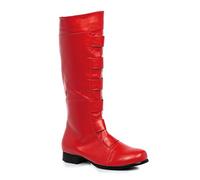 Ellie Boys Adult Red Superhero Boots Large