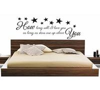 ELLIE GOULDING HOW LONG WILL I LOVE GV YOU MUSIC LYRICS WALL ART QUOTE STICKER (ORANGE, 90x30cm)
