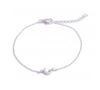 Ellie Rose London Sterling Silver Rhodium Plated Moon Bracelet ERLB009 - Sterling Silver / Rhodium Plated